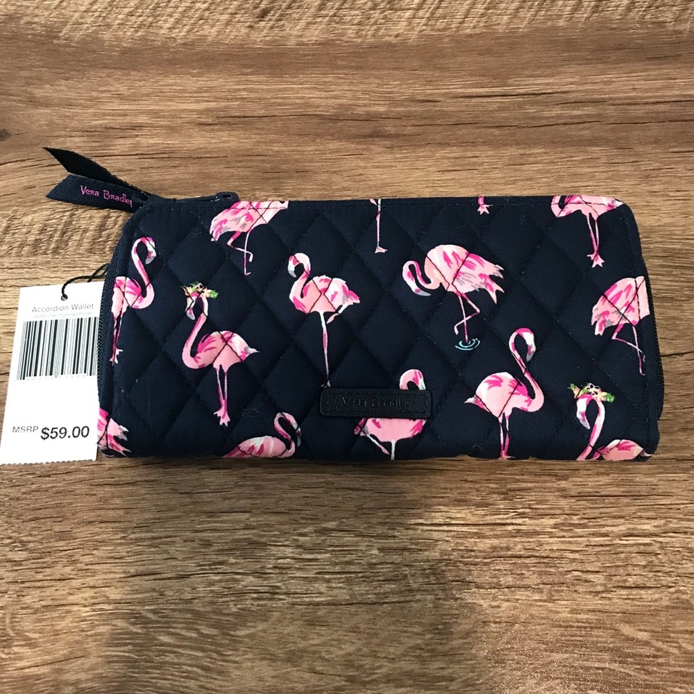 Flamingo Fiesta Accordion Wallet